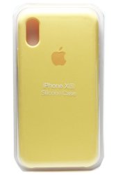 Силиконовый чехол для iPhone XS золотой