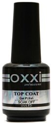 Верхнее покрытие для гель-лака OXXI Top Coat 15 ml