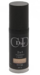 Тональный крем Dior 2in1 Foundation + Serum spf 15 30ml (чёрный)