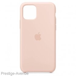 Силиконовый чехол для iPhone 11 светло-розовый