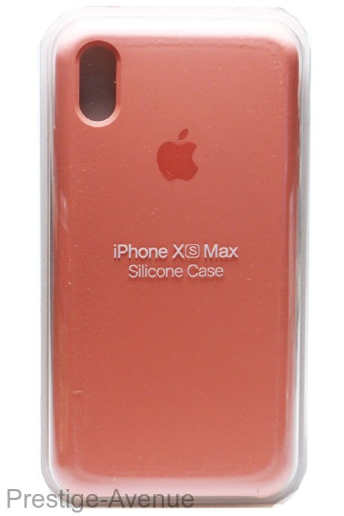 Силиконовый чехол для iPhone XS Max коралловый