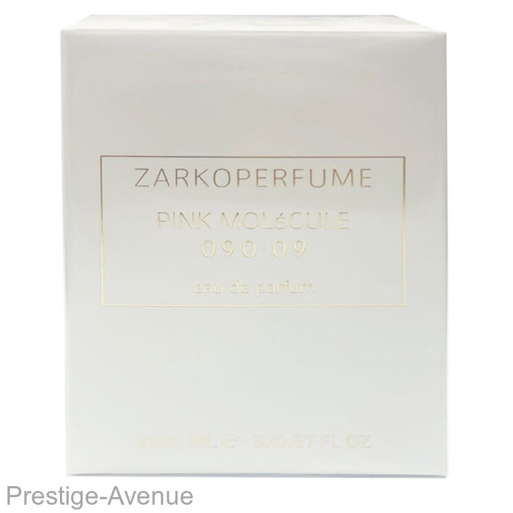 Zarkoperfume Pink Molecule 090 09 edp unisex 3 x 20 ml