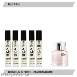 Парфюмерный набор Beas Lacoste L.12.12 Pour Elle Sparkling Women 5x5мл (W 529)