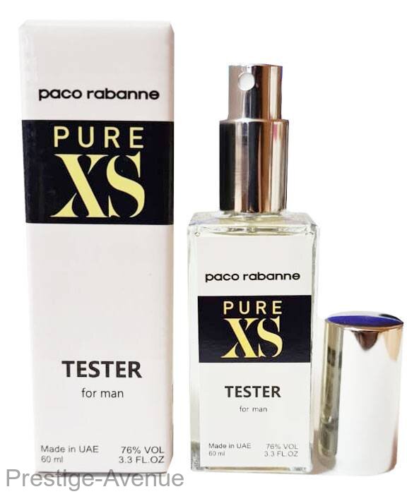 Тестер Paco Rabanne Pure XS For Men 60ml Made In UAE