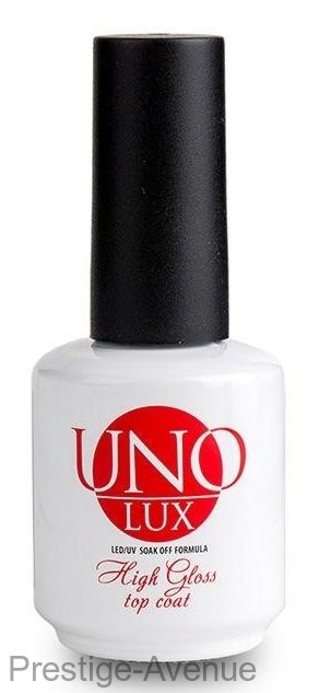 Верхнее покрытие для гель-лака Uno Lux High Gloss Top Coat