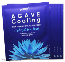 Охлаждающая тканевая маска с экстрактом агавы Petitfee Agave Cooling Hydrogel Face Mask 32г