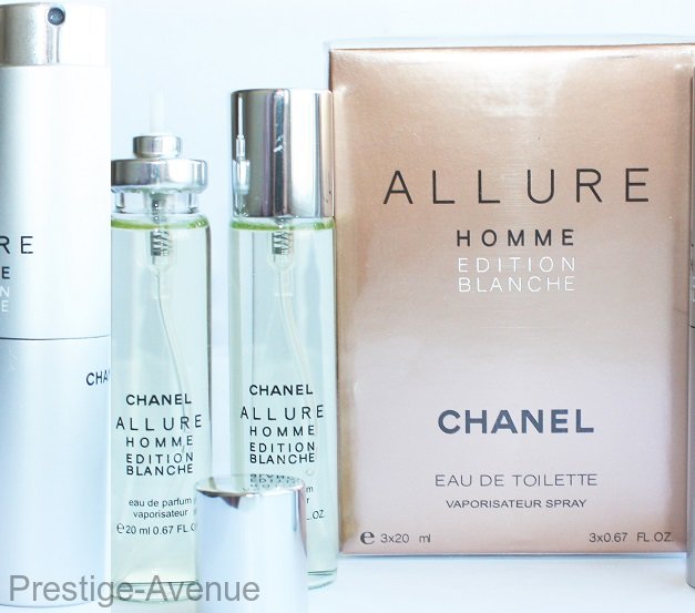 Chanel - Туалетная вода Allure Homme Edition Blanche 3х20 мл