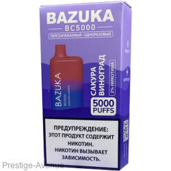 Эл. сиг.  Bazuka Sakura Grape — Сакура и Виноград 2%, 5000 Тяг