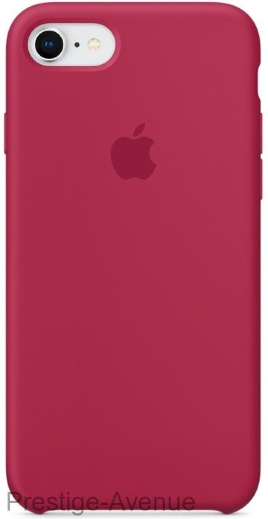 Силиконовый чехол для iPhone 7/8 -Красная роза (Rose Red)