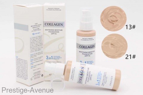 Тональная основа Collagen Whitening Moisture Foundation 3in1 SPF15 100ml