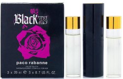 Paco Rabanne - Туалетная вода Black XS pour femme 3x20 мл