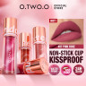 Водостойкая матовая помада O.TWO.O New Trending Lip Gloss Marbling Water Proof Matt Finish Lip Stick SC057 #07 Pink Rose