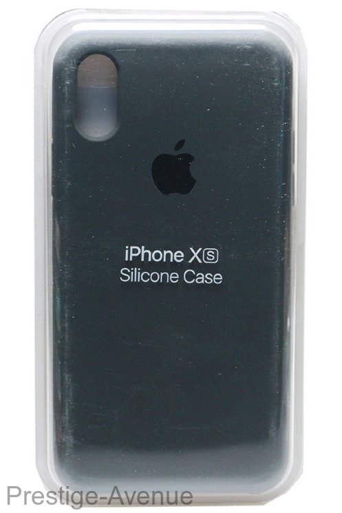 Силиконовый чехол для iPhone XS черный