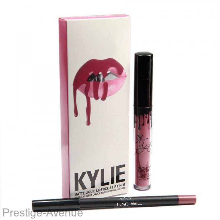 Жидкая помада+карандаш Kylie Holiday Edition 2в1 - Posie K