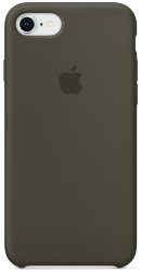 Силиконовый чехол для iPhone 7/8 -Тёмно-оливковый (Dark Olive)
