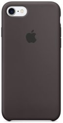 Силиконовый чехол для iPhone 7/8 -Темное какао (Cocoa)