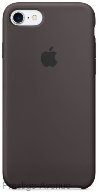 Силиконовый чехол для iPhone 7/8 -Темное какао (Cocoa)
