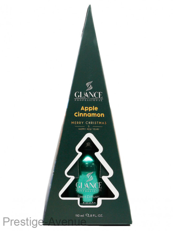 Glance роматический Диффузор Apple Cinnamon (в подарочной упаковке Merry Christmas & Happy New Year ) 110мл