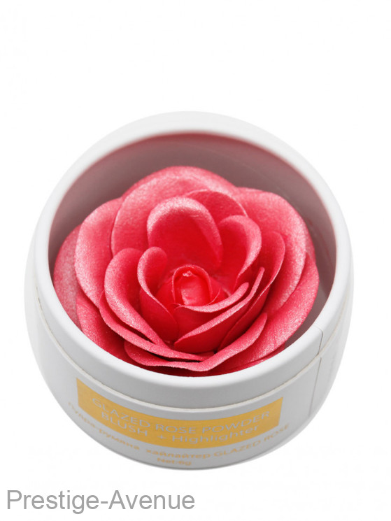 Пудра-румяна Хайлайтер Rosel Cosmetics Glazed Rose 6g R041