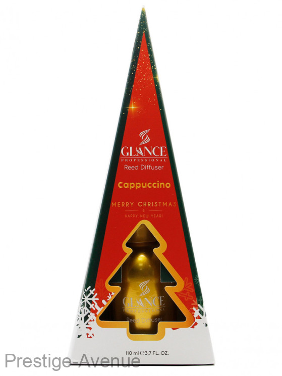 Glance роматический Диффузор Cappuccino (в подарочной упаковке Merry Christmas & Happy New Year ) 110мл
