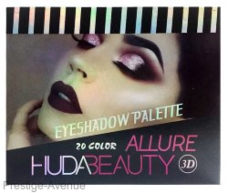 Тени HudaBeauty Eyeshadow Palette ALLURE 3D 20 цветов