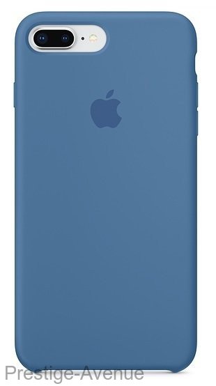 Силиконовый чехол для iPhone 7/8 Plus - Синий деним (Denim Blue)