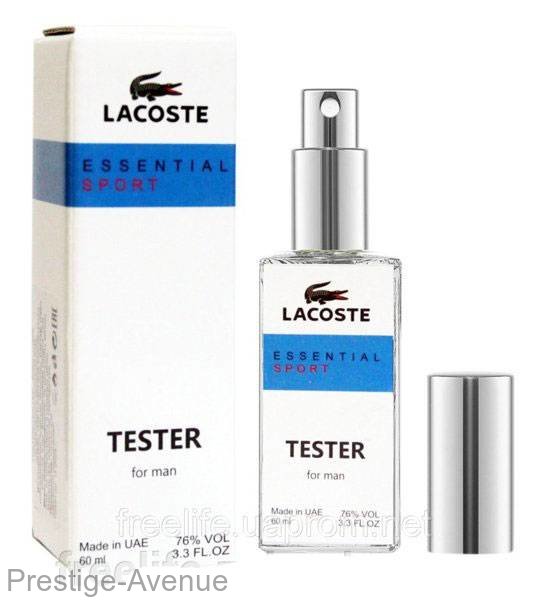 Тестер Lacoste Essential Sport for men edt 60ml Made In UAE