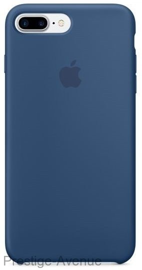 Силиконовый чехол для iPhone 7/8 Plus -Глубокий синий (Ocean Blue)
