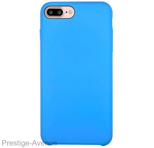 Голубой силиконовый чехол-накладка для iPhone 7/8 Plus Devia Successor