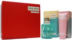 Подарочный набор Miu Miu L'Eau Bleue Eau De Parfum