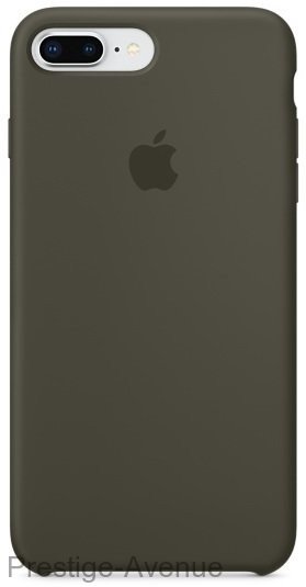 Силиконовый чехол для iPhone 7/8 Plus -Тёмно-оливковый (Dark Olive)