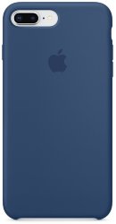 Силиконовый чехол для iPhone 7/8 Plus -Тёмный кобальт (Blue Cobalt)