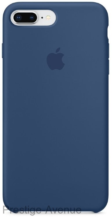 Силиконовый чехол для iPhone 7/8 Plus -Тёмный кобальт (Blue Cobalt)
