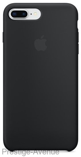 Силиконовый чехол для iPhone 7/8 Plus -Черный (Black)