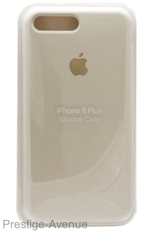 Силиконовый чехол для iPhone 7/8 Plus бежевый