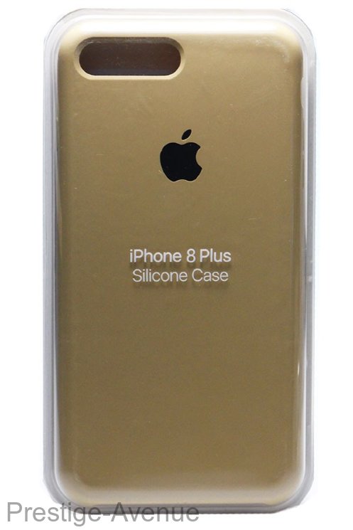 Силиконовый чехол для iPhone 7/8 Plus бронзовый