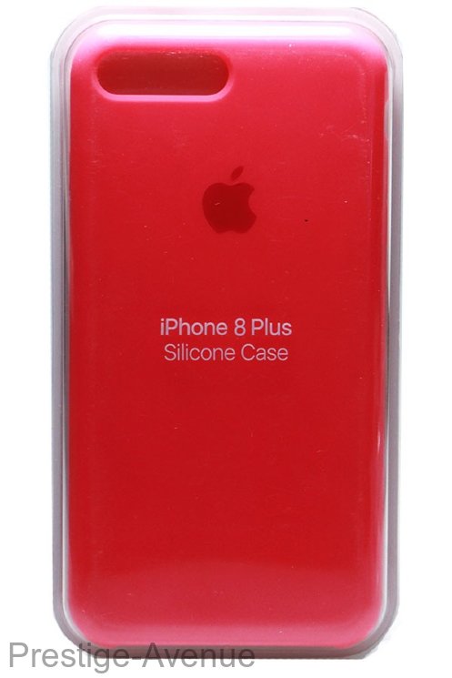 Силиконовый чехол для iPhone 7/8 Plus красный