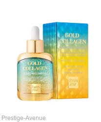 Питательная сыворотка с золотом и коллагеном Farm Stay Gold Collagen Nourishing Ampoule 35мл