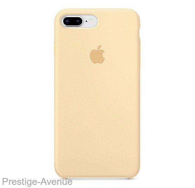 Кремовый силиконовый чехол для iPhone 7/8 Plus Silicone Case