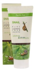 Пенка для умывания Farm Stay Snail Pure Cleansing Foam с муцином улитки 180мл