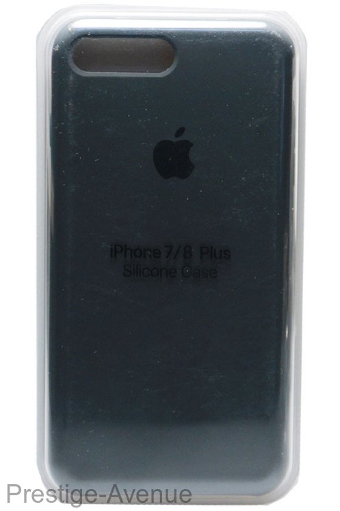 Силиконовый чехол для iPhone 7/8 Plus темно-серый