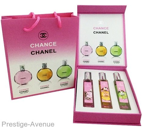 Подарочный набор Chanel For Women 3х20 мл.