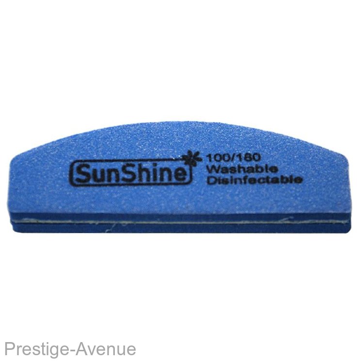 Баф для ногтей SunShine 100/180, 9x3см (лодочка)