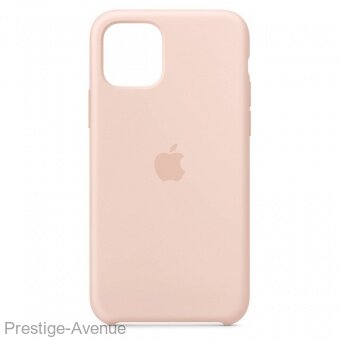 Силиконовый чехол для iPhone 12 Mini светло-розовый