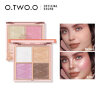 O.TWO.O Пудра-хайлайтер для макияж, 4 цвета арт. SC045 Shimmer Peach #03 7.5 g.
