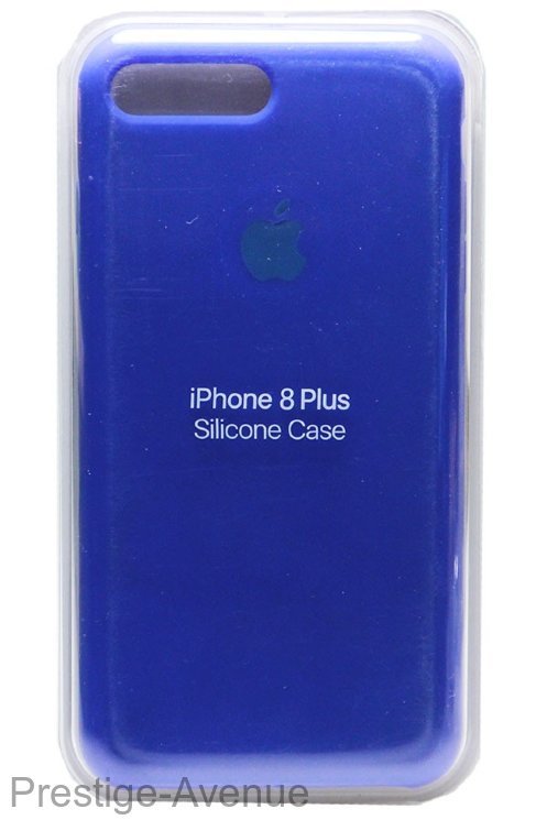 Силиконовый чехол для iPhone 7/8 Plus ярко-синий