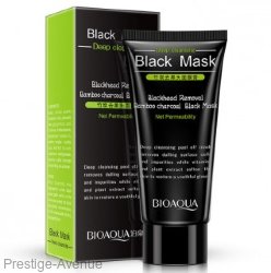 BIOAQUA Blackhead Removal Bamboo Charcoal Black Face Mask Deep Cleaning 60g