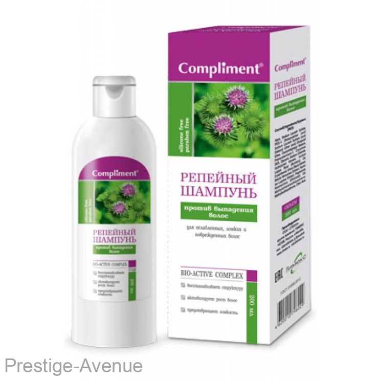 Шампунь Compliment Репейник против выпадения волос 200 ml