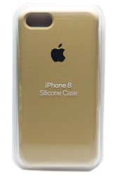 Силиконовый чехол для iPhone 7/8 бронзовый
