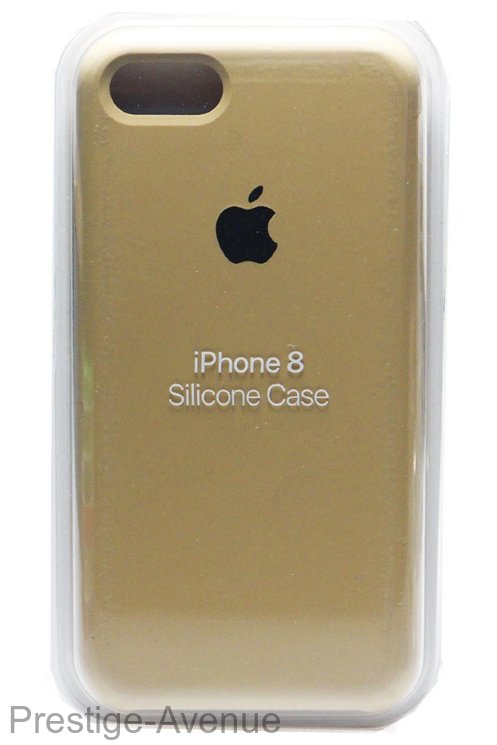 Силиконовый чехол для iPhone 7/8 бронзовый